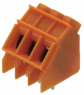 Leiterplattenklemme, 4-polig, RM 5 mm, 0,13-6,0 mm², 20 A, Schraubanschluss, orange, 1791710000