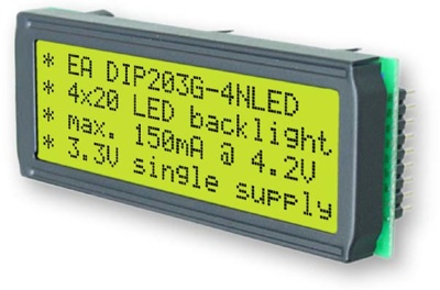 EA DIP203G-4NLED DISPLAY VISIONS LCD-Module