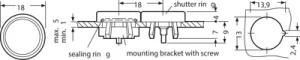 1241.1104.7092 SCHURTER Tactile Switches