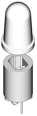 10007273 Fischer Elektronik LED Spacer Image 1