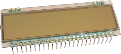 DE 133-RS-30/6,35/12° (3 VOLT) Display Elektronik LCD-Module