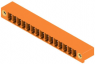 Stiftleiste, 15-polig, RM 3.81 mm, abgewinkelt, orange, 1038190000