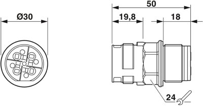 1424011 Phoenix Contact Other Circular Connectors Image 2