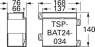 Batteriemodul, 3,4 Ah, für USV-Systeme, TSP-BAT24-034