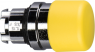 Drucktaster, unbeleuchtet, tastend, Bund rund, gelb, Frontring silber, Einbau-Ø 22 mm, ZB4BC54