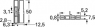 Flachsteckerleiste, 1-polig, 6,3 x 0,8 mm, L 10 mm, isoliert, gerade, transparent, 1,0-6,0 mm², AWG 16-10, 20830201