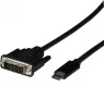 Adapterkabel, USB Typ-C Stecker -DVI-D Stecker, 1080P, 2 m