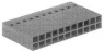 Buchsengehäuse, 36-polig, RM 2.54 mm, gerade, schwarz, 1-104482-6