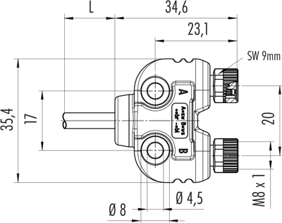 79 5232 33 04 binder Sensor-Aktor Kabel Bild 2