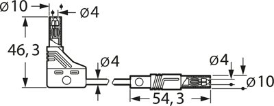 MLS WG 100/1 RT Hirschmann Test & Measurement Test Leads Image 2