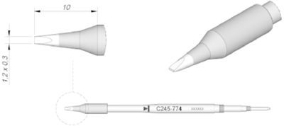 C245774 JBC Lötspitzen, Entlötspitzen und Heißluftdüsen