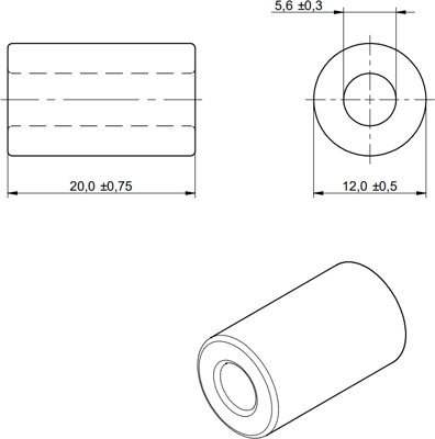 74270037 Würth Elektronik eiSos Ferrit-Kabelkerne Bild 2