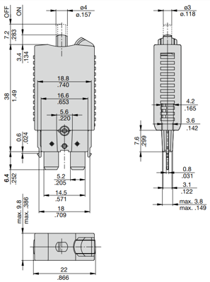 1170-22-10A E-T-A Automotive Blade Fuses Image 2