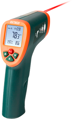 IR270 Extech Thermometer, Anzeigegeräte