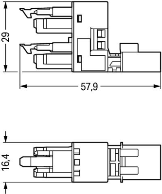 890-634 WAGO Gerätesteckverbinder Bild 2