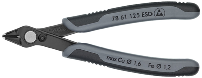 78 61 125 ESD Knipex Seitenschneider, Vornschneider