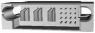 Stiftleiste, 19-polig, RM 2.54 mm, abgewinkelt, schwarz, 6600112-2