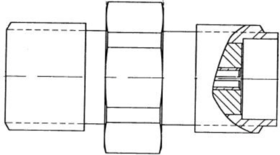 901-9909 Amphenol RF Koaxialsteckverbinder