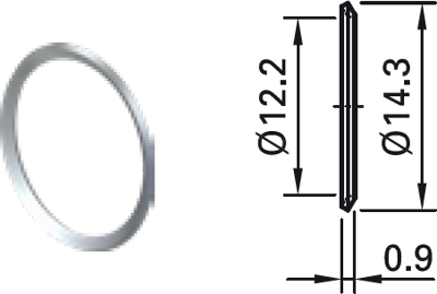 23.5108 Stäubli Electrical Connectors Muttern, Scheiben, Ringe