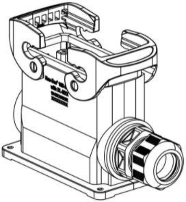 19432160231 Harting Gehäuse für schwere Steckverbinder