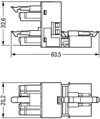 890-930 WAGO Gerätesteckverbinder Bild 2