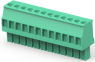 Leiterplattenklemme, 12-polig, RM 3.81 mm, 0,05-2 mm², 11 A, Käfigklemme, grün, 1-1986375-2