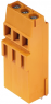 Leiterplattenklemme, 2-polig, RM 5.08 mm, 0,2-2,5 mm², 15 A, Schraubanschluss, orange, 1766360000