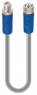 Sensor-Aktor Kabel, M12-Kabelstecker, gerade auf M12-Kabeldose, gerade, 5-polig, 30 m, PUR, grau, 16 A, 21061