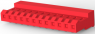 Buchsengehäuse, 12-polig, RM 3.96 mm, gerade, rot, 4-640428-2