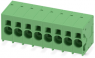 Leiterplattenklemme, 8-polig, RM 10 mm, 0,75-16 mm², 76 A, Federklemmanschluss, grün, 1735846