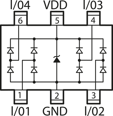 CDSOT236-0504C Bourns Electronics GmbH TVS Dioden Bild 2