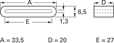 601 02 05 Thora Ferrite cable cores Image 2