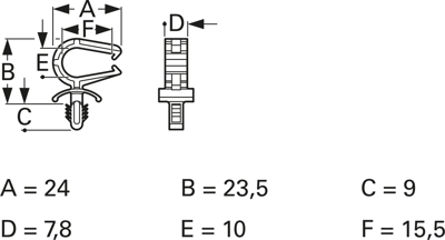 4700AA01 fastpoint Cable Holders Image 2