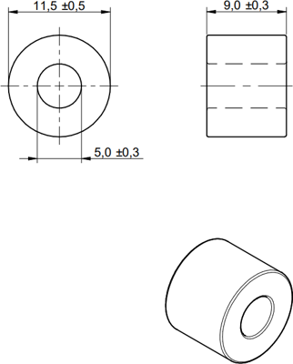 74270113 Würth Elektronik eiSos Ferrit-Kabelkerne Bild 2