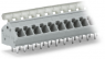 Leiterplattenklemme, 4-polig, RM 5 mm, 0,08-2,5 mm², 24 A, Käfigklemme, grau, 256-404/334-000