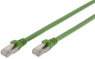 Patchkabel, RJ45-Stecker, gerade auf RJ45-Stecker, gerade, Cat 6A, S/FTP, LSZH, 25 m, grün