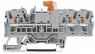 3-Leiter-Trenn- und Messklemme, Federklemmanschluss, 0,25-4,0 mm², 1-polig, 16 A, 6 kV, grau, 2202-1771