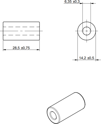 74270077 Würth Elektronik eiSos Ferrit-Kabelkerne Bild 2