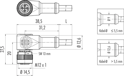 77 3434 0000 50712-0200 binder Sensor-Aktor Kabel Bild 2