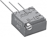 Cermet-Trimmpotentiometer, 15 Umdrehungen, 100 Ω, 0.5 W, THT, oben, CT-9EW-101-100 OHM