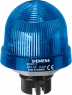 Einbau-LED-Rundumleuchte, Ø 70 mm, blau, 24 V AC/DC, IP65