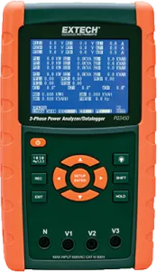 PQ3450 Extech Power Analysers