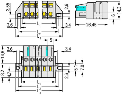 721-109/031-000 WAGO PCB Connection Systems Image 2