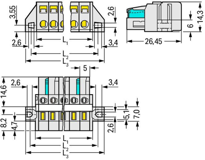 721-109/027-000 WAGO PCB Connection Systems Image 2