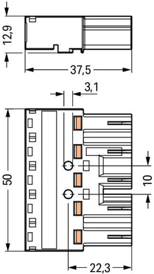 770-235 WAGO Gerätesteckverbinder Bild 2