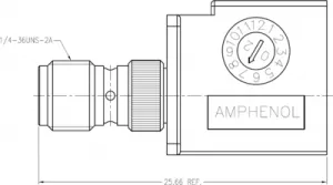 APH-FKJ-SMAJ Amphenol RF Koaxial Adapter