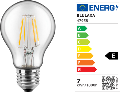 47958 BLULAXA Lampen, Leuchtmittel