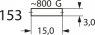 Permanent-Magnet für Reedschalter, Magnet, AINiCo, 3 mm