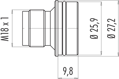 09 0443 00 04 binder Sensor-Aktor Adapter Bild 2