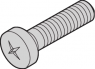 Linsenkopfschraube, PZ-Kreuzschlitz, M2,5, 10 mm, Stahl